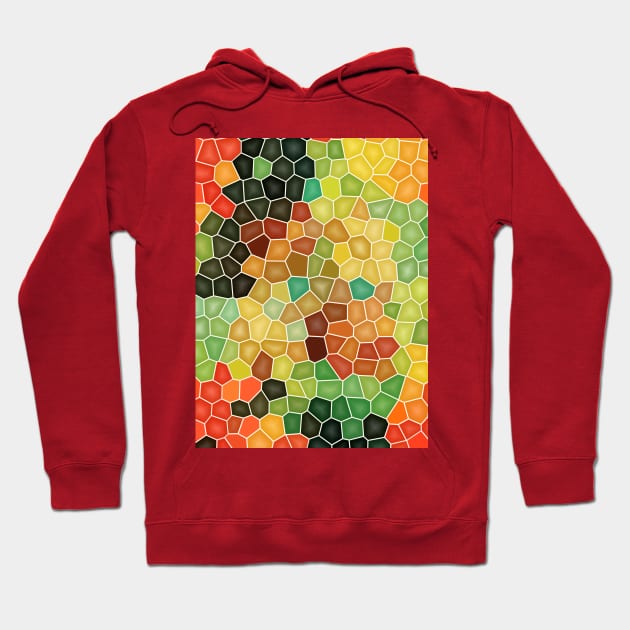 Colorful stained glass Hoodie by Gaspar Avila